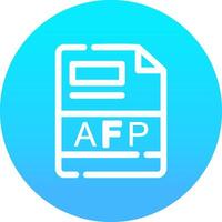 afp criativo ícone Projeto vetor