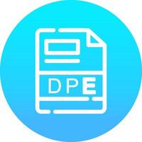 dpe criativo ícone Projeto vetor