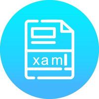 xaml criativo ícone Projeto vetor