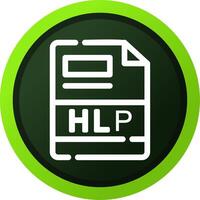 hlp criativo ícone Projeto vetor