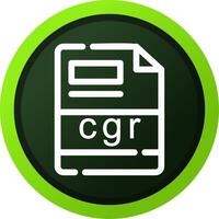 cgr criativo ícone Projeto vetor