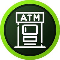 design de ícone criativo atm vetor