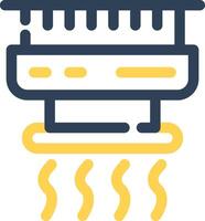 design de ícone criativo de detector de fumaça vetor