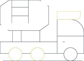 misturador caminhão criativo ícone Projeto vetor