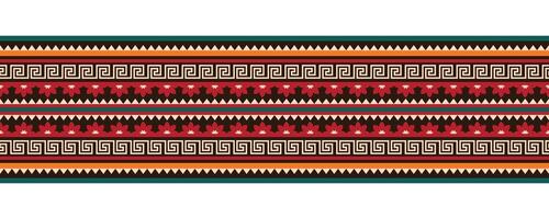 asteca tribal geométrico étnico desatado padronizar. étnico oriental listra fronteira enfeite vetor. vintage nativo americano africano mexicano. tradicional ornamento. Projeto têxtil, tecido, tapete, invólucro. vetor