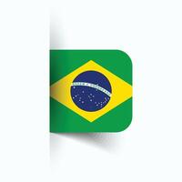 Brasil nacional bandeira, Brasil nacional dia, eps10. Brasil bandeira vetor ícone