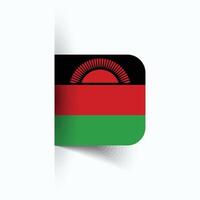 malawi nacional bandeira, malawi nacional dia, eps10. malawi bandeira vetor ícone