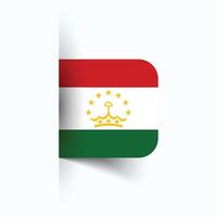 tajiquistão nacional bandeira, tajiquistão nacional dia, eps10. tajiquistão bandeira vetor ícone