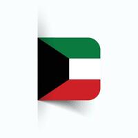 Kuwait nacional bandeira, Kuwait nacional dia, eps10. Kuwait bandeira vetor ícone