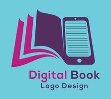 brilhante colorida aberto livro logotipo dentro arco Iris cores. vetor ícone. Educação símbolo