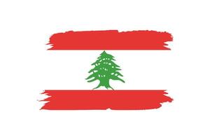 bandeira do Líbano dentro vetor fundo