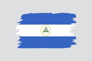 Nicarágua bandeira dentro vetor Projeto