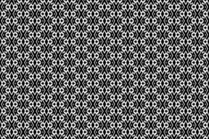 abstrato desatado mosaico padronizar com recorrente elementos. Preto e branco monocromático texturizado padronizar com geométrico elementos vetor