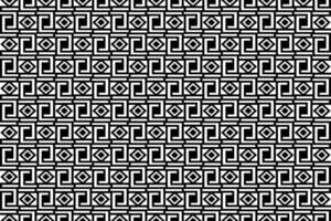 monocromático Preto e branco padronizar. abstrato mosaico textura para tecido, imprimir, mesa pano, bandeira, cobrir, cartão, lenço, suave mobília, convite, decoração, invólucro papel, interior, papel de parede. vetor