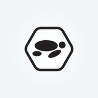 tartaruga logotipo vetor com uma minimalista conceito