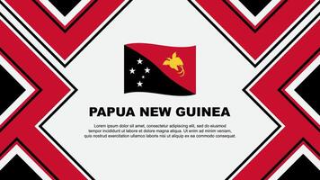 papua Novo Guiné bandeira abstrato fundo Projeto modelo. papua Novo Guiné independência dia bandeira papel de parede vetor ilustração. papua Novo Guiné vetor