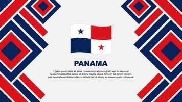 Panamá bandeira abstrato fundo Projeto modelo. Panamá independência dia bandeira papel de parede vetor ilustração. Panamá