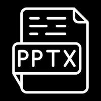 pptx vetor ícone