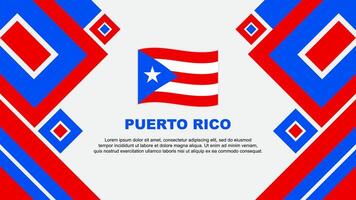 porto rico bandeira abstrato fundo Projeto modelo. porto rico independência dia bandeira papel de parede vetor ilustração. porto rico desenho animado