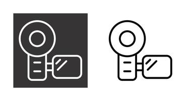 ícone de vetor de câmera de vídeo