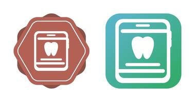 dentista aplicativo vetor ícone