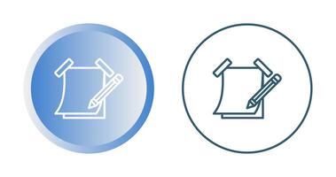 pegajoso Nota com lápis vetor ícone