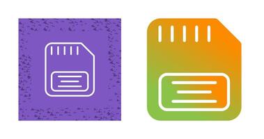 ícone de vetor de cartão de memória