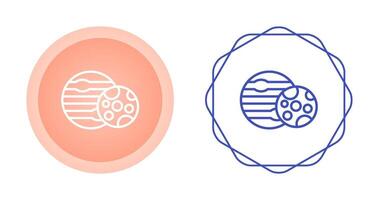 ícone de vetor de planetas
