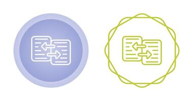 ícone de vetor de transferência de dados