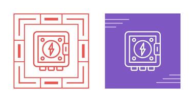 ícone de vetor de painel elétrico