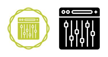 ícone de vetor de configurações