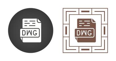 dwg vetor ícone