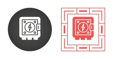ícone de vetor de painel elétrico