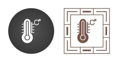 ícone de vetor de temperatura