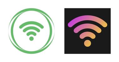 ícone de vetor de sinal wifi