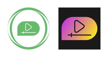 ícone de vetor de vídeo