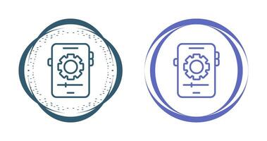 Smartphone configurações vetor ícone
