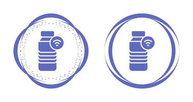 ginástica inteligente água garrafa vetor ícone