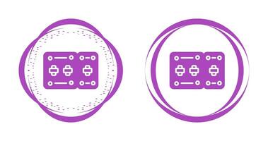 o circuito disjuntor vetor ícone