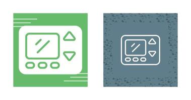 ícone de vetor de termostato inteligente