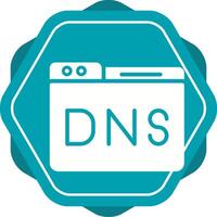 domínio dns gestão vetor ícone