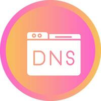 domínio dns gestão vetor ícone