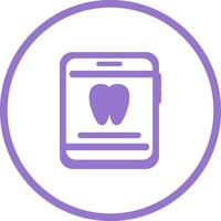 dentista aplicativo vetor ícone