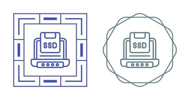 sólido Estado dirigir vetor ícone