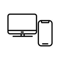 ícone de vetor de dispositivos