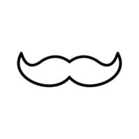 bigode ii vetor ícone