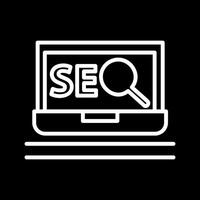 seo rótulo vetor ícone