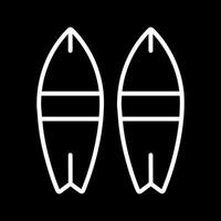 ícone de vetor de prancha de surf