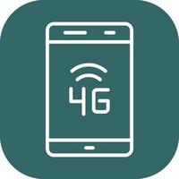 ícone de vetor 4g