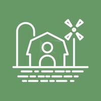 ícone de vetor de casa de fazenda
